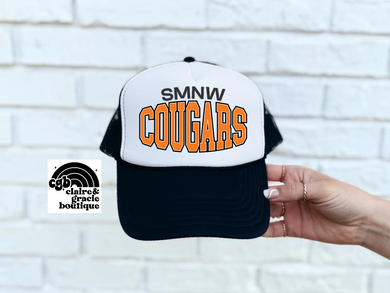 SMNW Cougars Black Trucker Hat