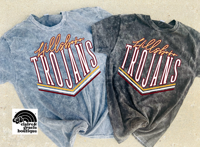 Hillsboro Trojans Mineral Wash Tee |