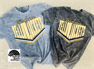 Fredonia Yellow Jackets Mineral Wash Tee |