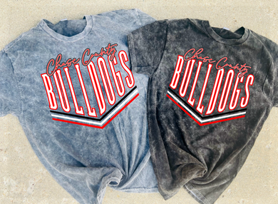 Chase County Bulldogs Mineral Wash Tee |