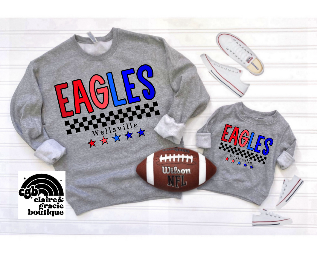 Wellsville Eagles | Mommy & Me Matching | Choose your style