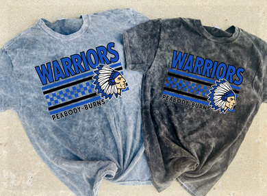 Peabody-Burns Warriors Mineral Wash Tee |