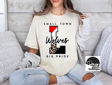 Lebo Wolves Small Town Tee | Ivory