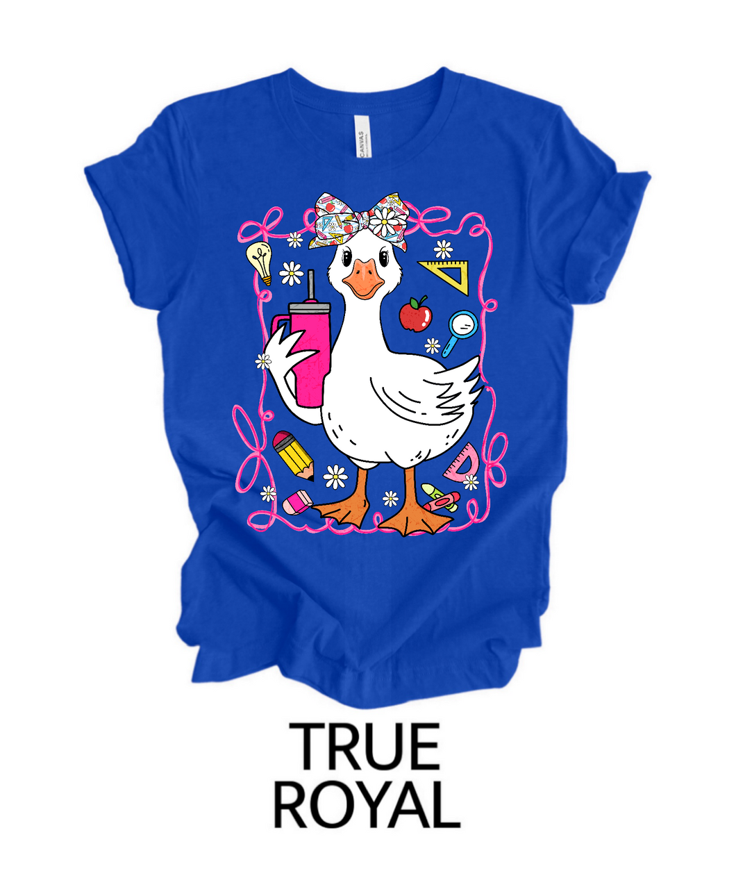 Silly Goose Teacher Tee | Royal Blue | Back to school