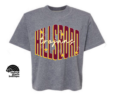 Hillsboro Trojans | Boxy Tee or Regular Length