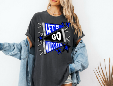 Lets Go Wildcats Custom Design | Pennant | Pepper