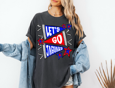 Lets Go Jaguars Custom Design | Pennant | Pepper