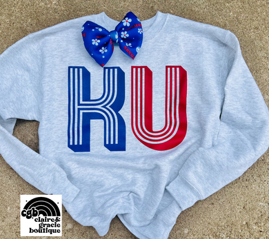 KU vintage Kansas sweatshirt | Youth Adult Sizes