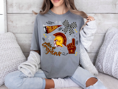 Lets go Trojans Custom Design | doodle | Granite |