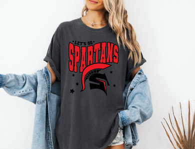 Lets Go Spartans Custom Design | Star | Pepper