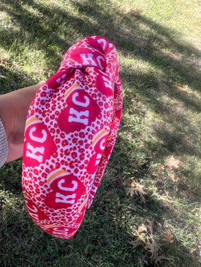 KC Leopard Heart headband