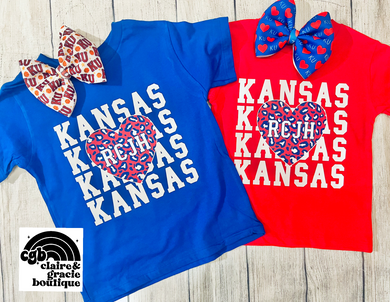 Kansas RCJH Heart KIDS ADULT | Choose your style |