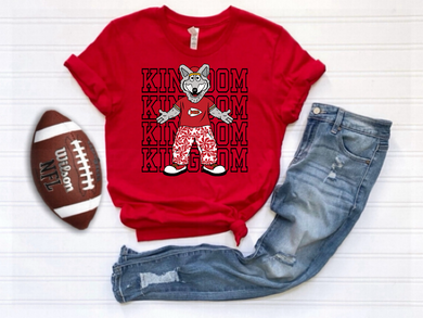 KC Wolf Red Tee | Unisex Sizing |