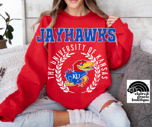 Kansas Crest Sweatshirt |