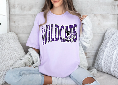 Kstate Wildcats Wave Tee or Sweatshirt