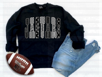 Jaguars Checkered Tee | Black
