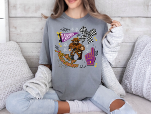 Let’s go Plainsmen | purple Doodle | Custom