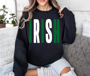 Irish oversized grunge Tee Sweatshirt | Black