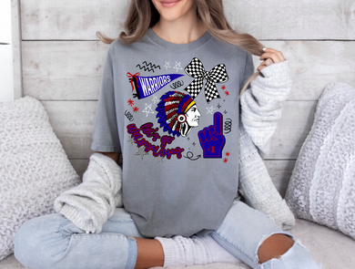 Marion Warriors Cougars | doodle | Custom