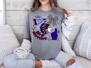 Marion Warriors Cougars | doodle | Custom