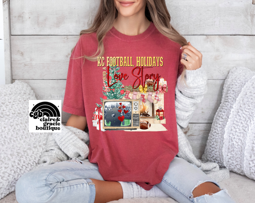 Kansas City Love Story Christmas Tee | NEW 2024