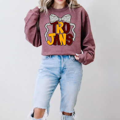 Hillsboro Trojans Tee or Sweatshirt | heather maroon