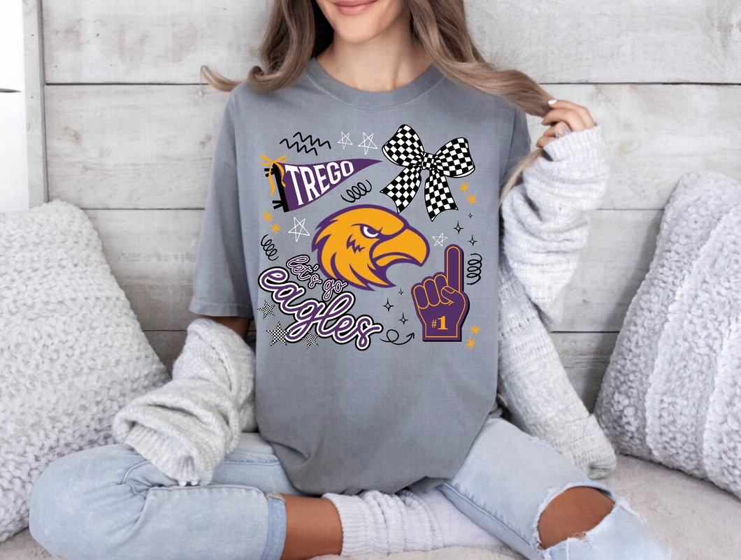 Trego Eagles | Doodle | Custom
