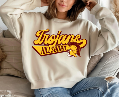 Hillsboro Trojans | Varsity | Custom| Ivory
