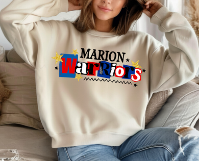 Marion Warriors 90s | Star | Custom| Ivory