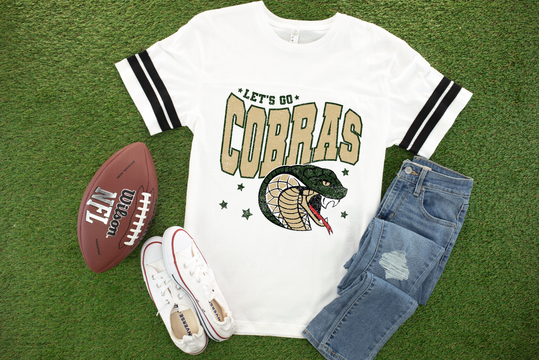 Jackson Heights Cobras | Football Varsity Tee