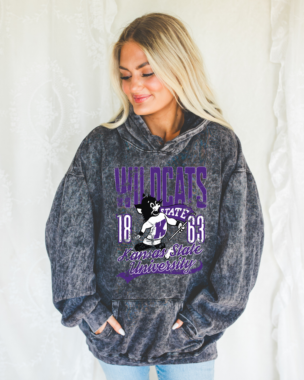 KState Mineral Wash Tee or Hoodie |