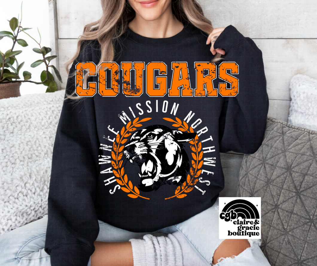 SMNW Cougars Crest Sweatshirt | Black