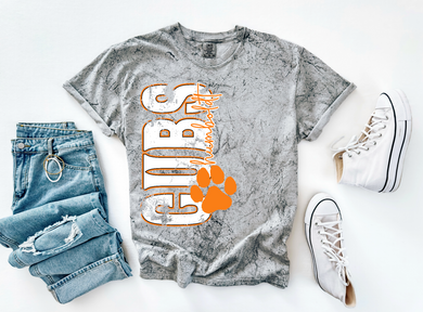 Humboldt Cubs Vertical Tee or Sweatshirt | Colorblast SMOKE