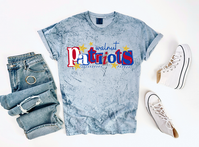 Walnut Patriots Tee or Sweatshirt | Colorblast Blue