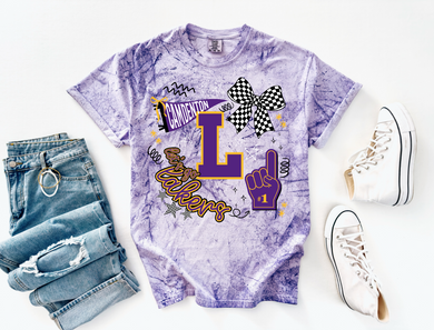 Camdenton Lakers Doodle Tee or Sweatshirt | Colorblast Amethyst