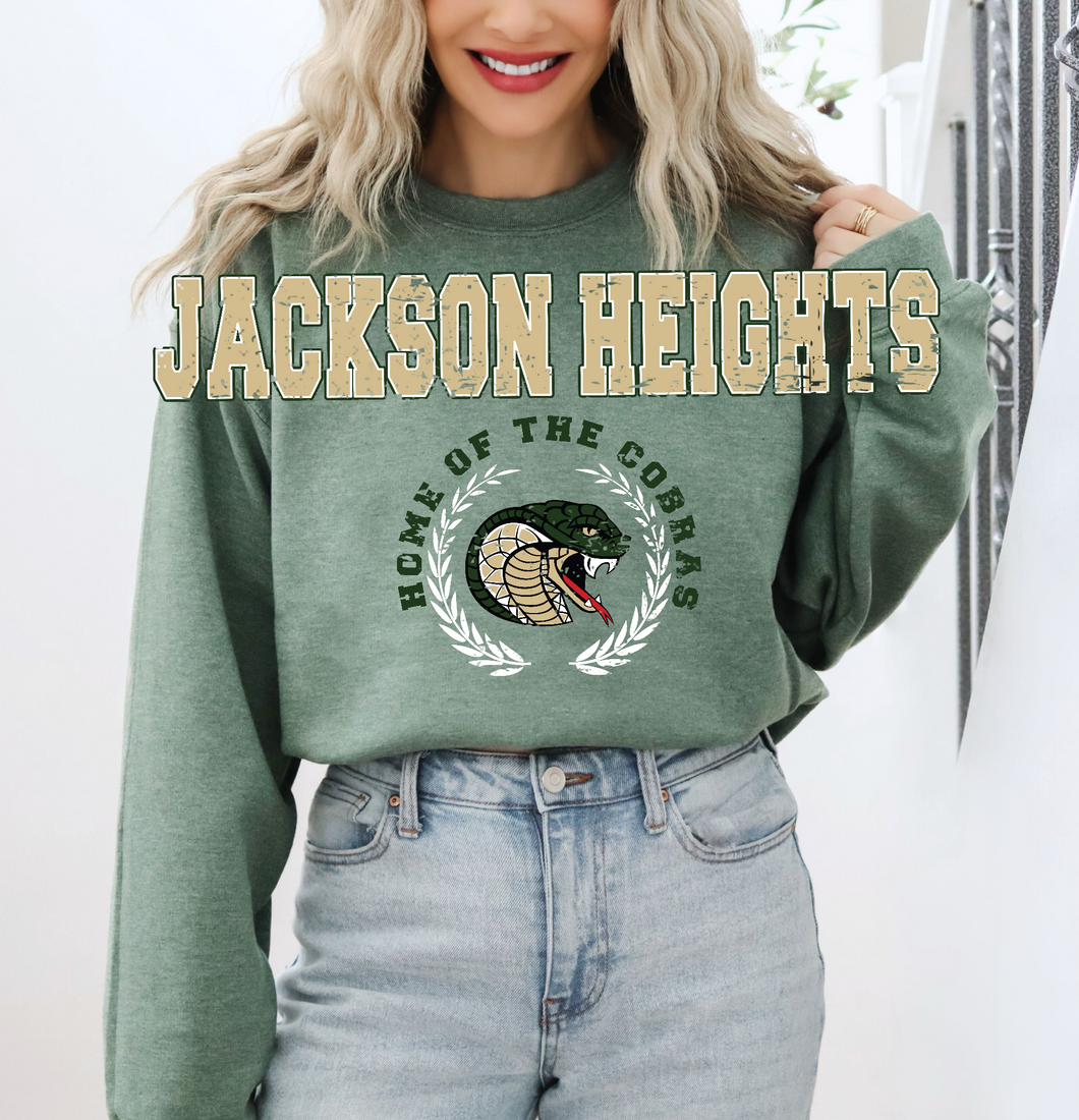 Jackson Heights Cobras Crest Sweatshirt |