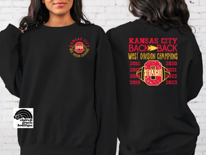 Kansas City Back to Back Division Champions | Sweatshirt