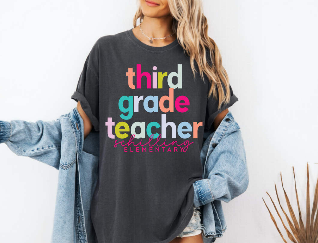 Schiling Elementary Custom Design | Pepper | Black/Grey