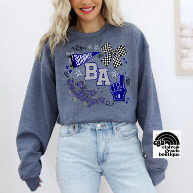BA Shawnee Tee or Sweatshirt | navy