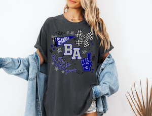 BA elementary Tee or Sweatshirt | heather dark grey