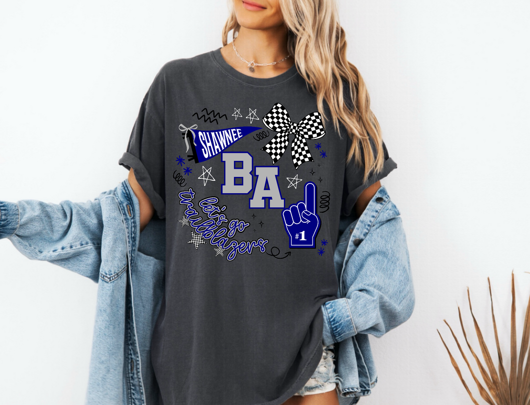 BA elementary Tee or Sweatshirt | heather dark grey
