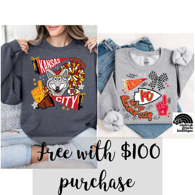 KC Doodle Sweatshirt | FREE OVER $100 purchase | ENDS SUNDAY 9/14