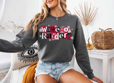 Wamego Raiders 90s Tee or Sweatshirt | charcoal