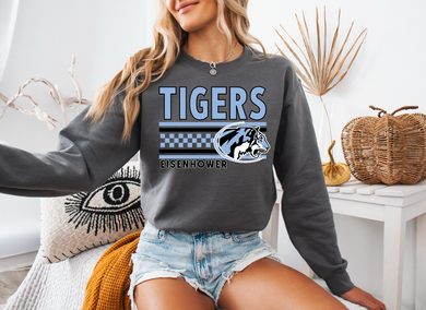 Eisenhower Tigers Tee or Sweatshirt | charcoal