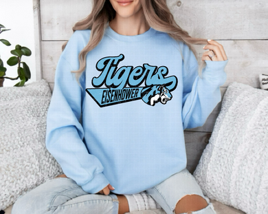 Eisenhower Tigers Baby Blue Tee/Sweatshirt |