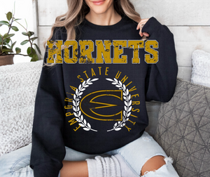 ESU Hornets Crest Sweatshirt | Black
