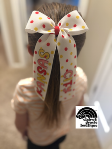 Kansas City Polka Dot Bow