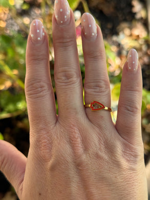 Red Arrowhead KC Ring