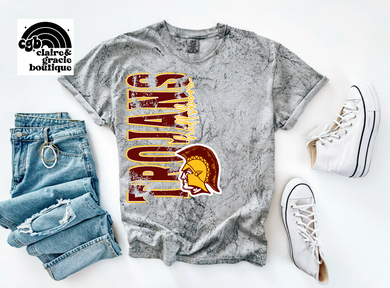 Hillsboro Trojans Tee or Sweatshirt | Colorblast SMOKE