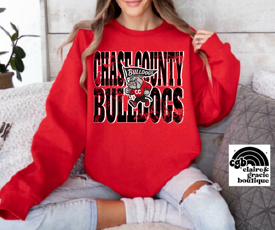 Chase County Bulldogs Tee or Sweatshirt |